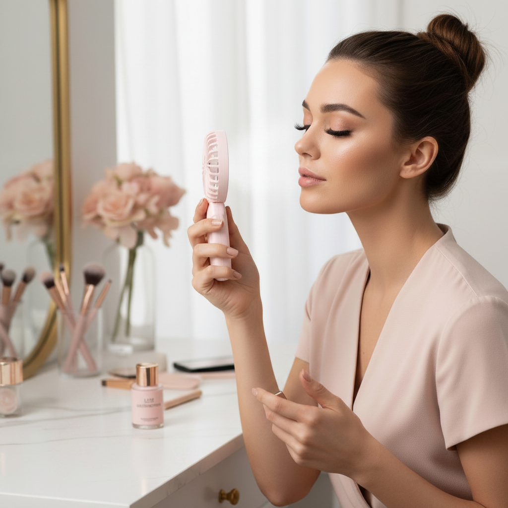 Portable Handheld Lash Drying Fan Set