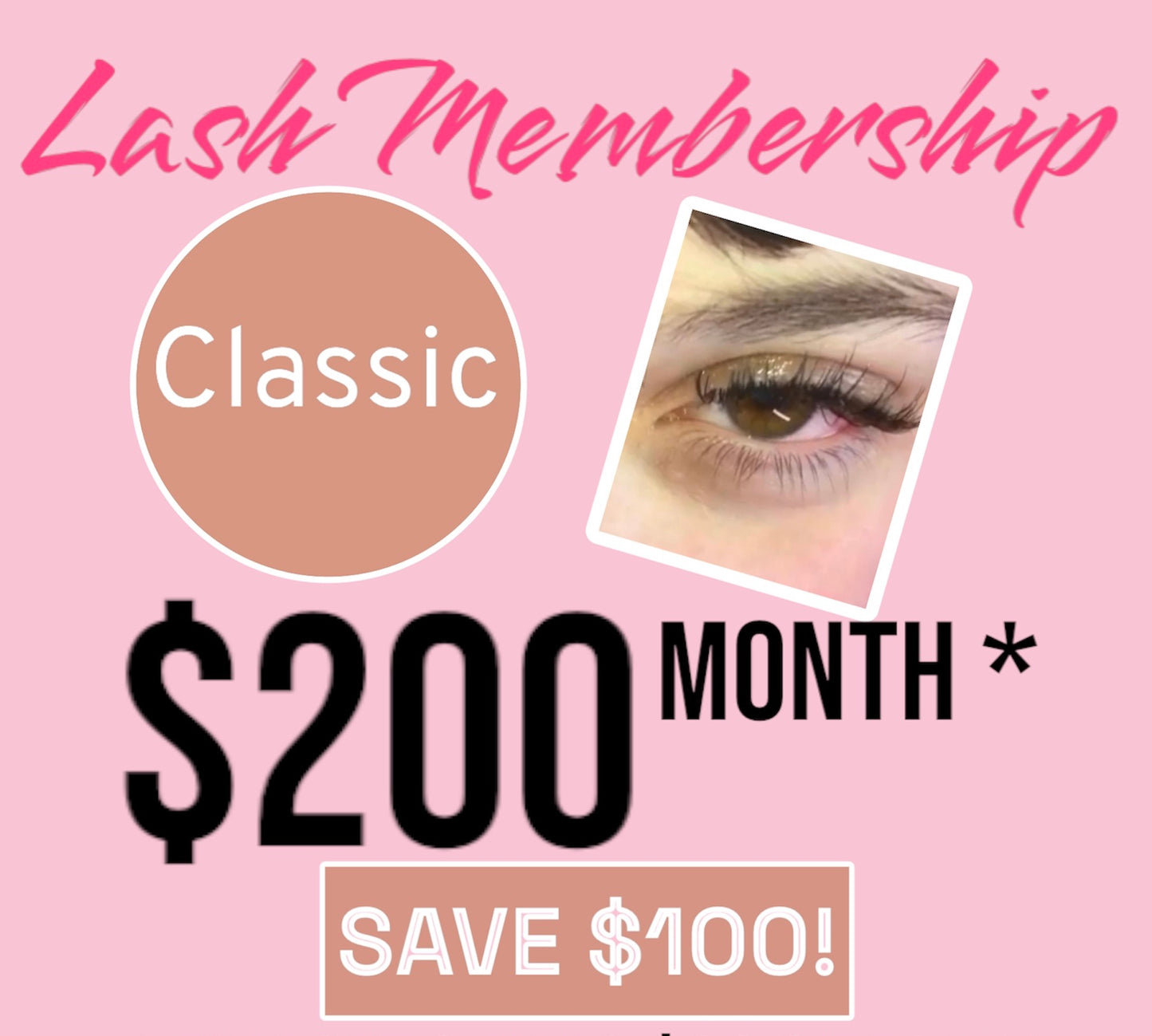 Classic Lash Extension Membership